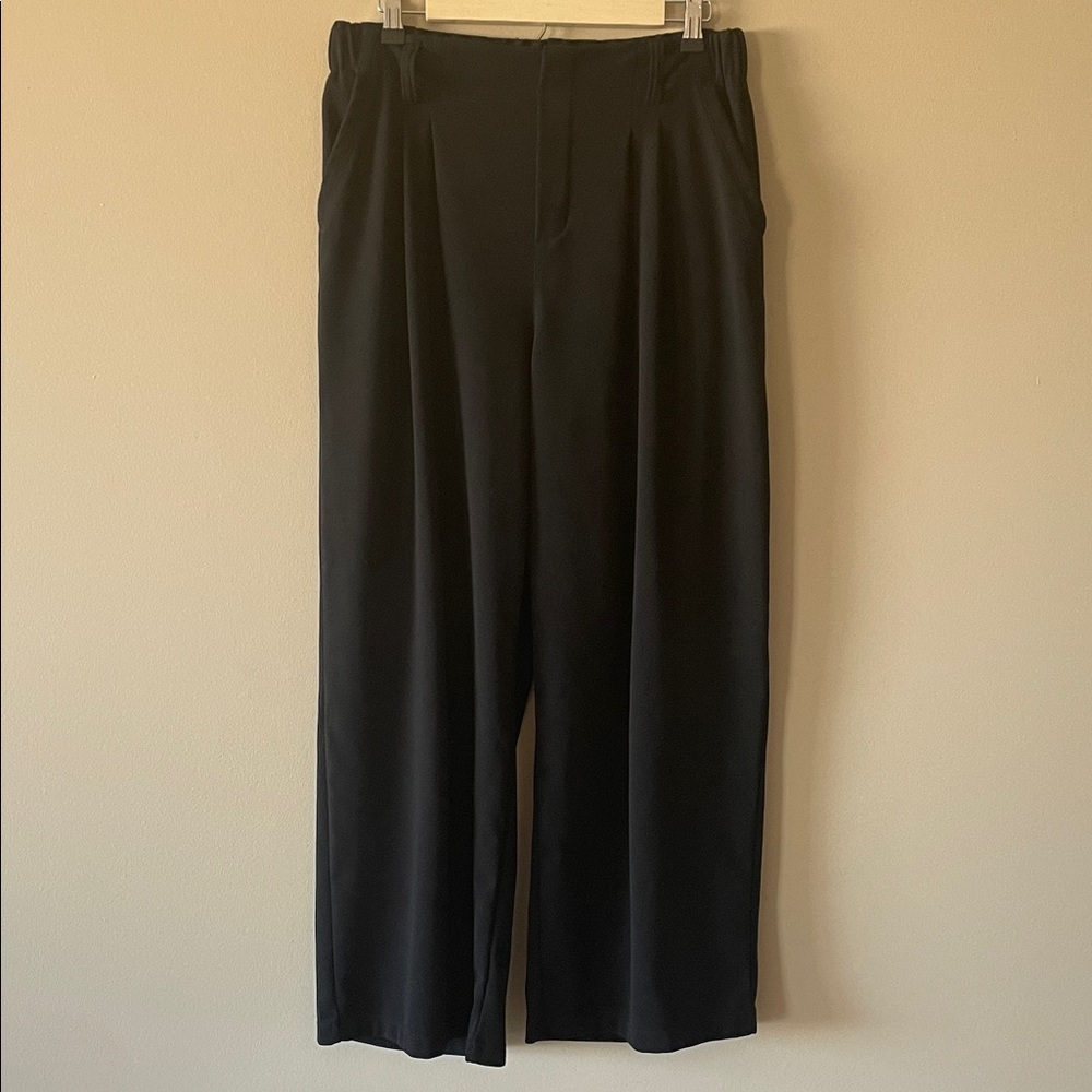 Halara women’s large Black waffle Pants